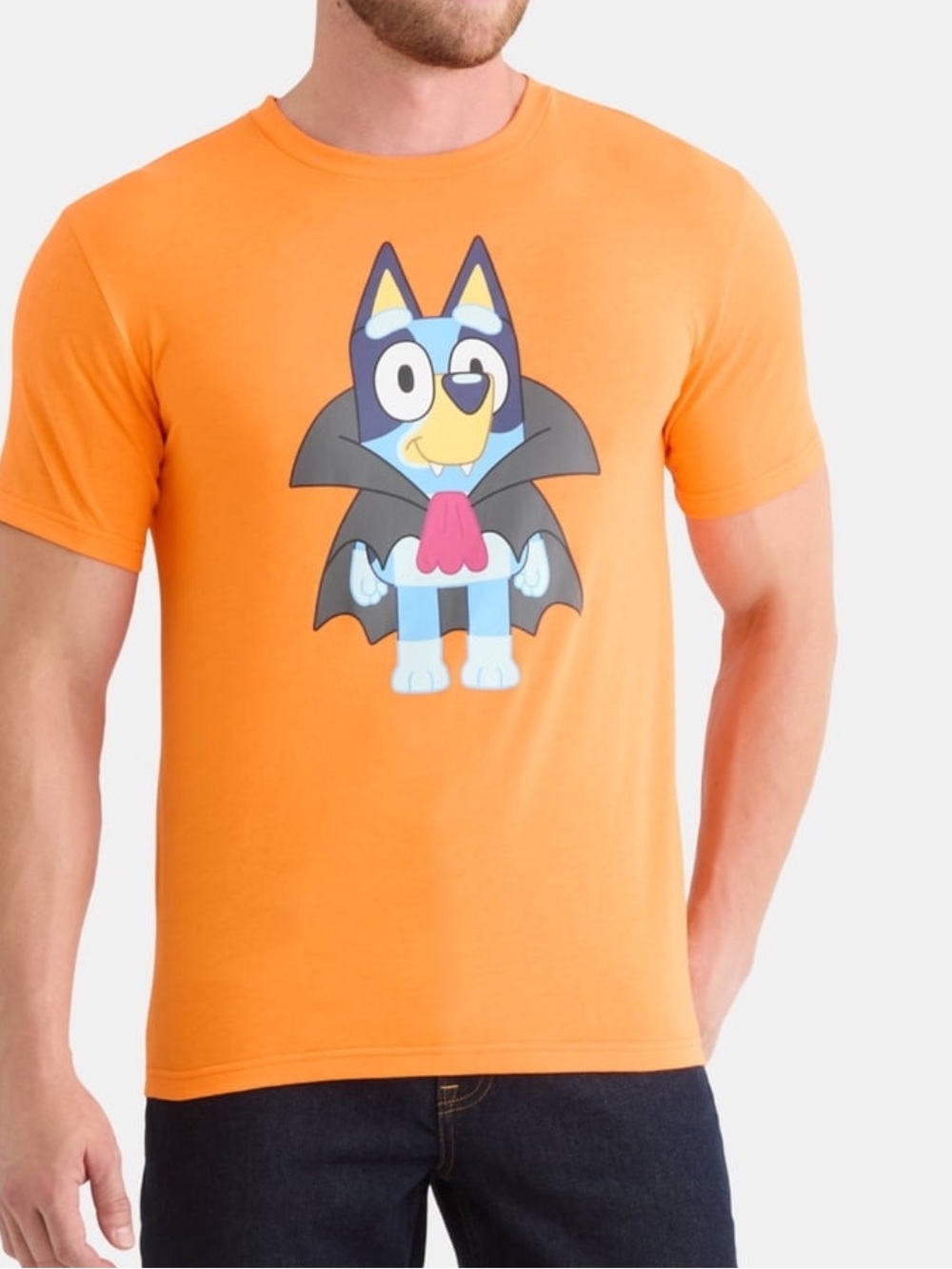 Bluey Halloween Vampire Graphic Tee Size 3XL